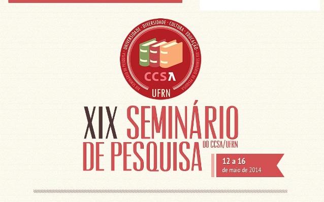 XIX seminario de pesquisa do CCSA