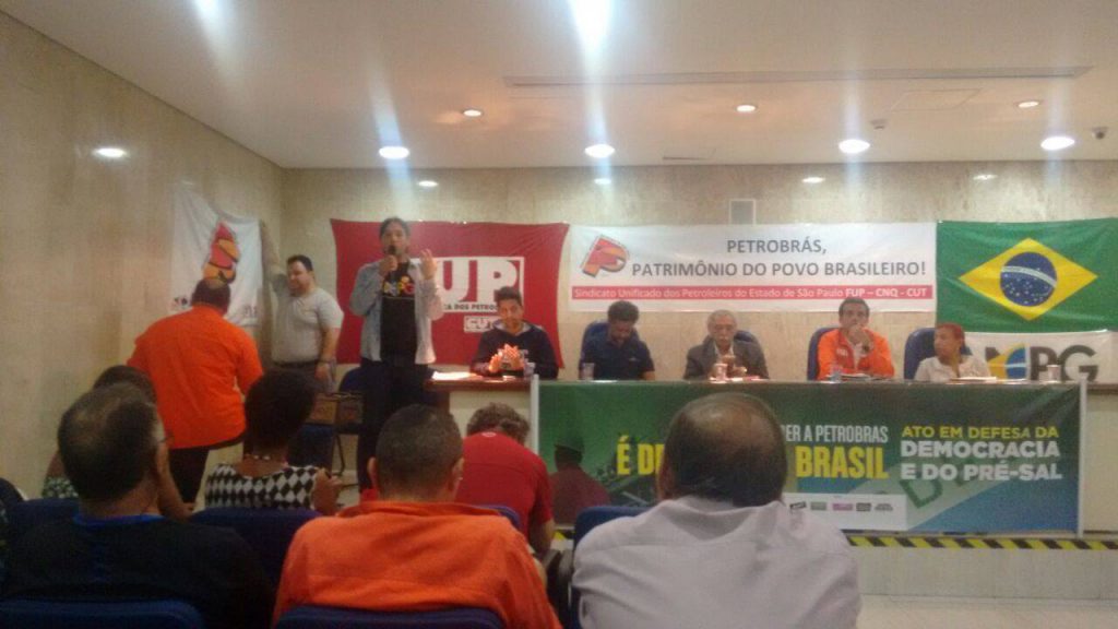 Ato Apeoesp - defesa da Petrobras